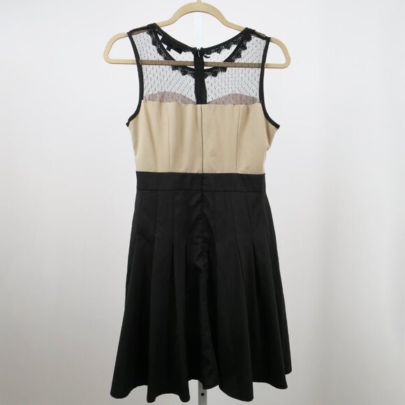 NWOT Angel Eye London Black and Beige Mixed Media Dress M Modcloth - Picture 16 of 16